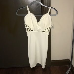 White Criss Cross Dress